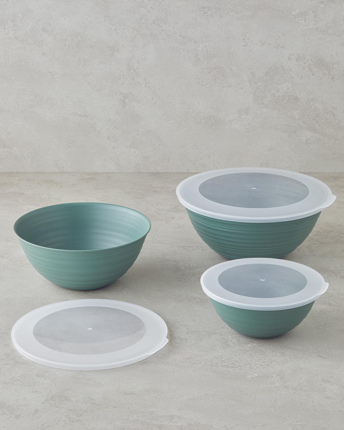 Deanna Plastik 3 Parça Saklama Kabı 1-2-3 Lt Yeşil