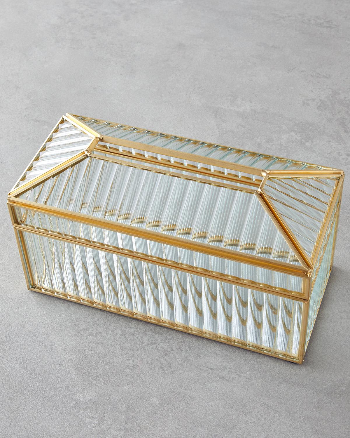 Deluxe Dekoratif Peçetelik 23x14 cm Gold