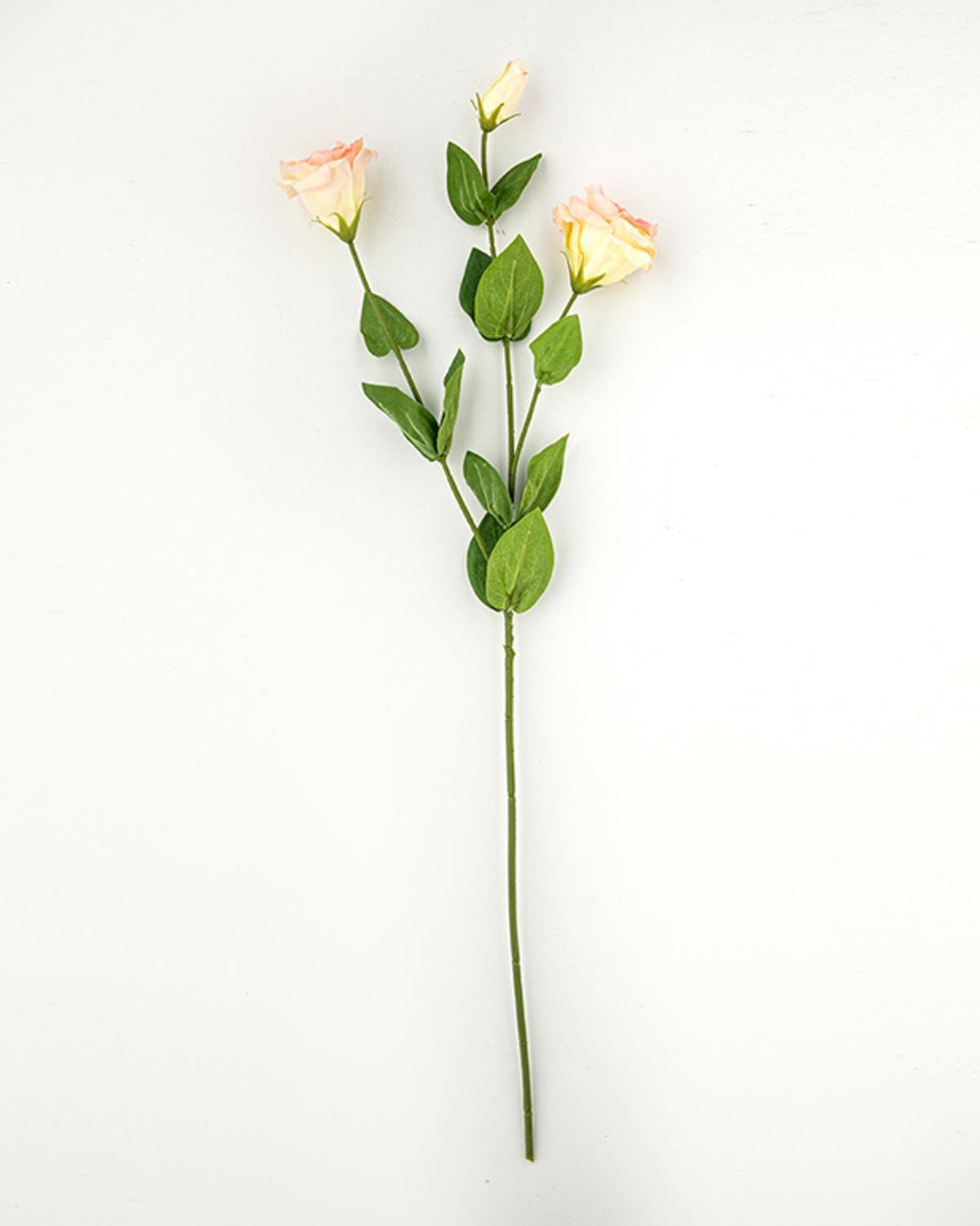 Deluxe Roses Tek Dal Yapay Çiçek Şampanya