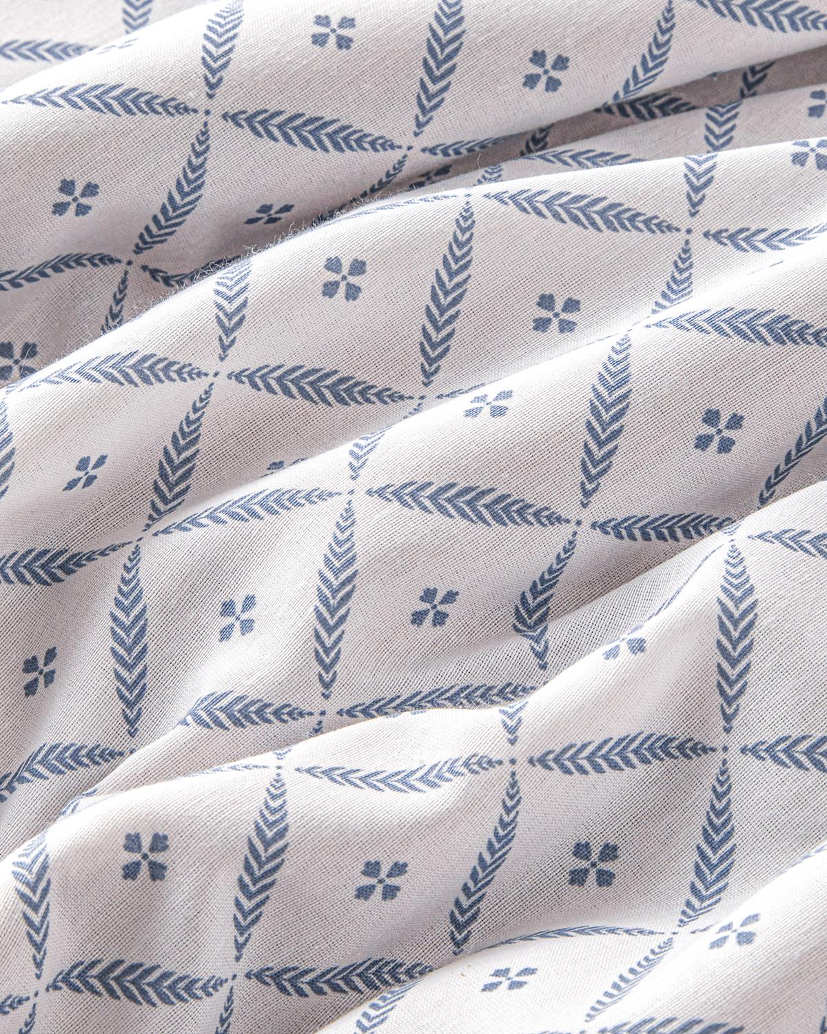 Diamond Bloom Kolay Ütülenir Çift Kişilik Nevresim Takımı 200x220 cm Mavi - Pembe