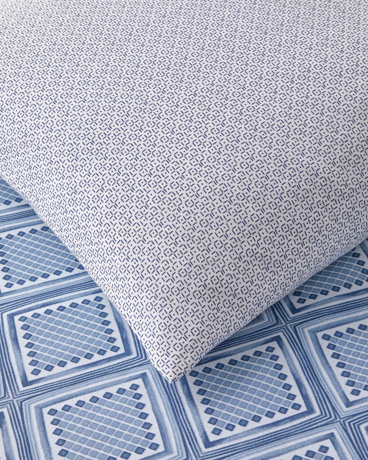 Diamond Twist Kolay Ütülenir Tek Kişilik Nevresim Takımı 160x220 cm Koyu Mavi