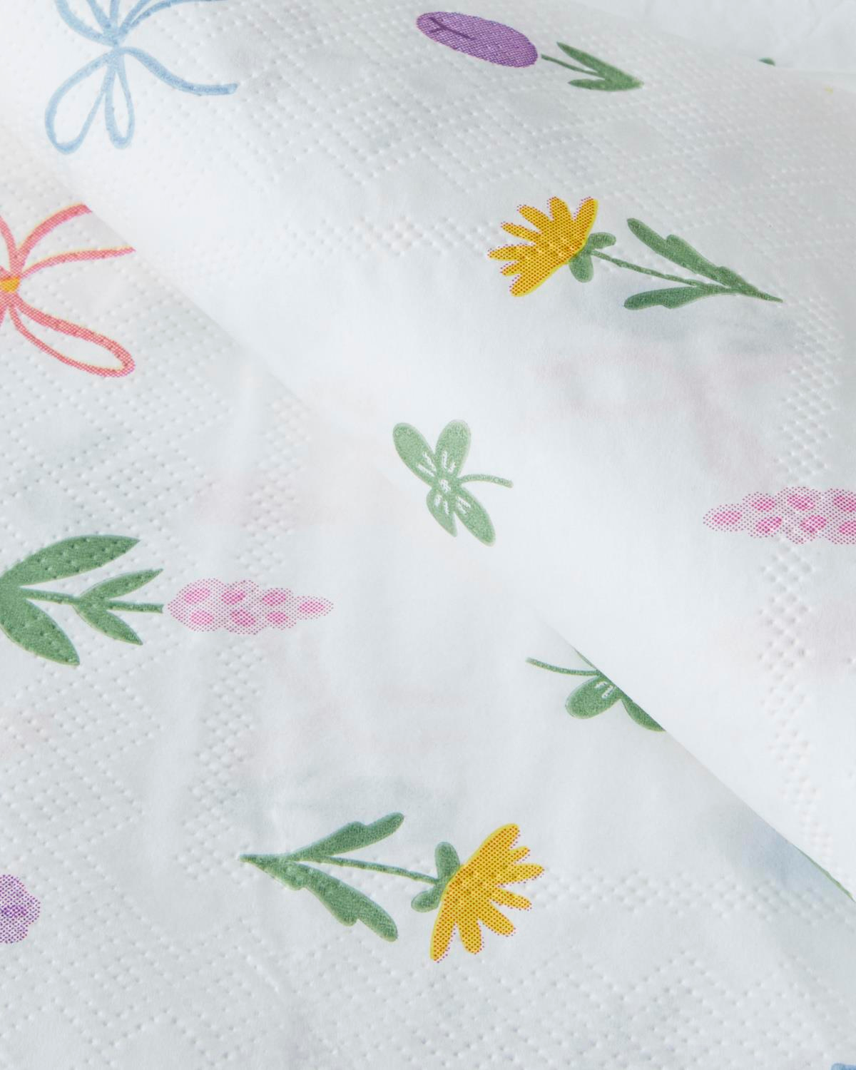 Ditsy Garden Kağıt 20'li Kağıt Peçete 33x33 cm Renkli