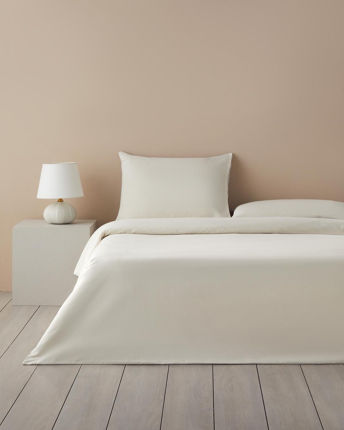 Dotted Waffle İpliği Boyalı Tek Kişilik Nevresim Takımı 160x220 cm Siyah