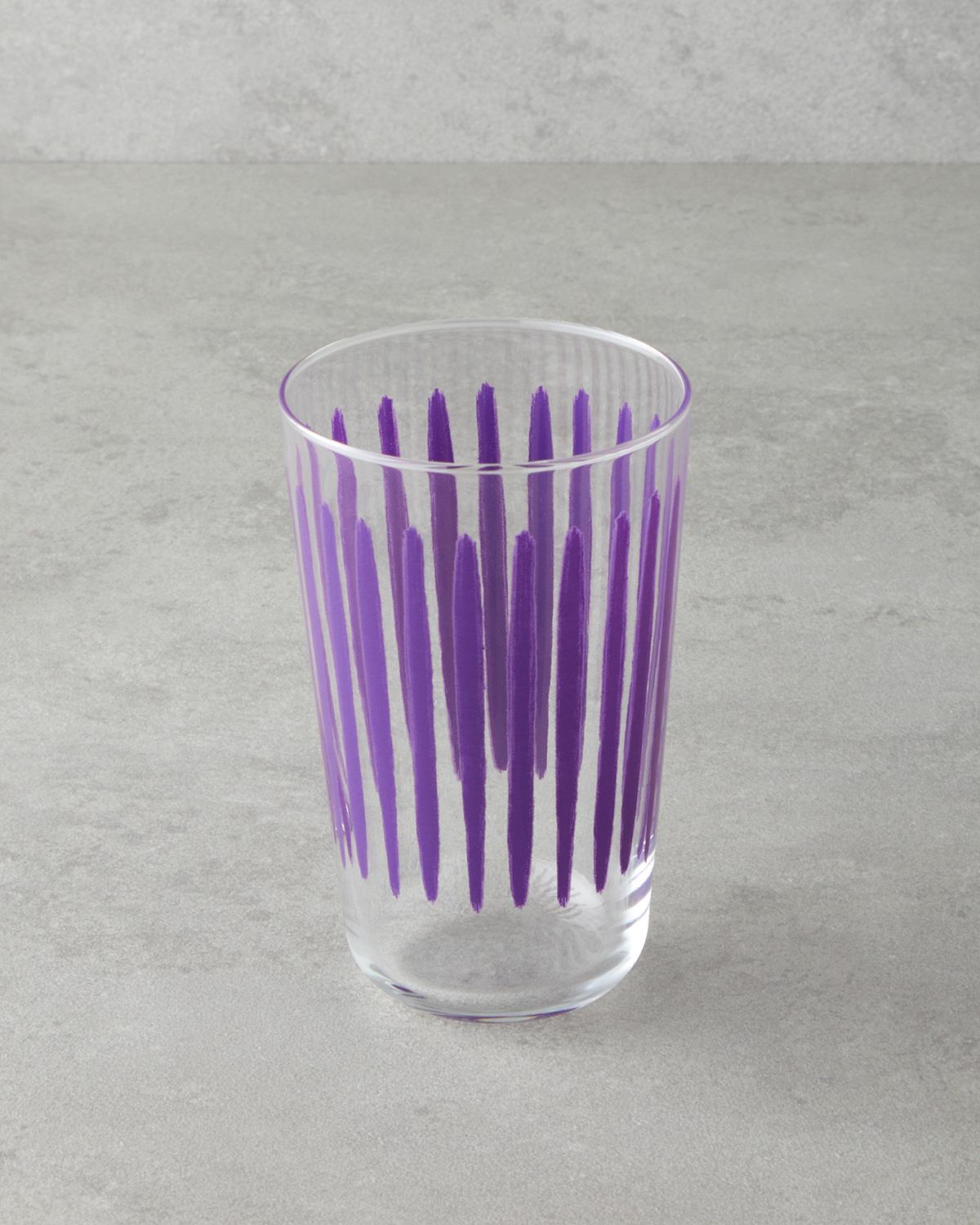 Dynamic Cam 3'lü Bardak 400 ml Mor