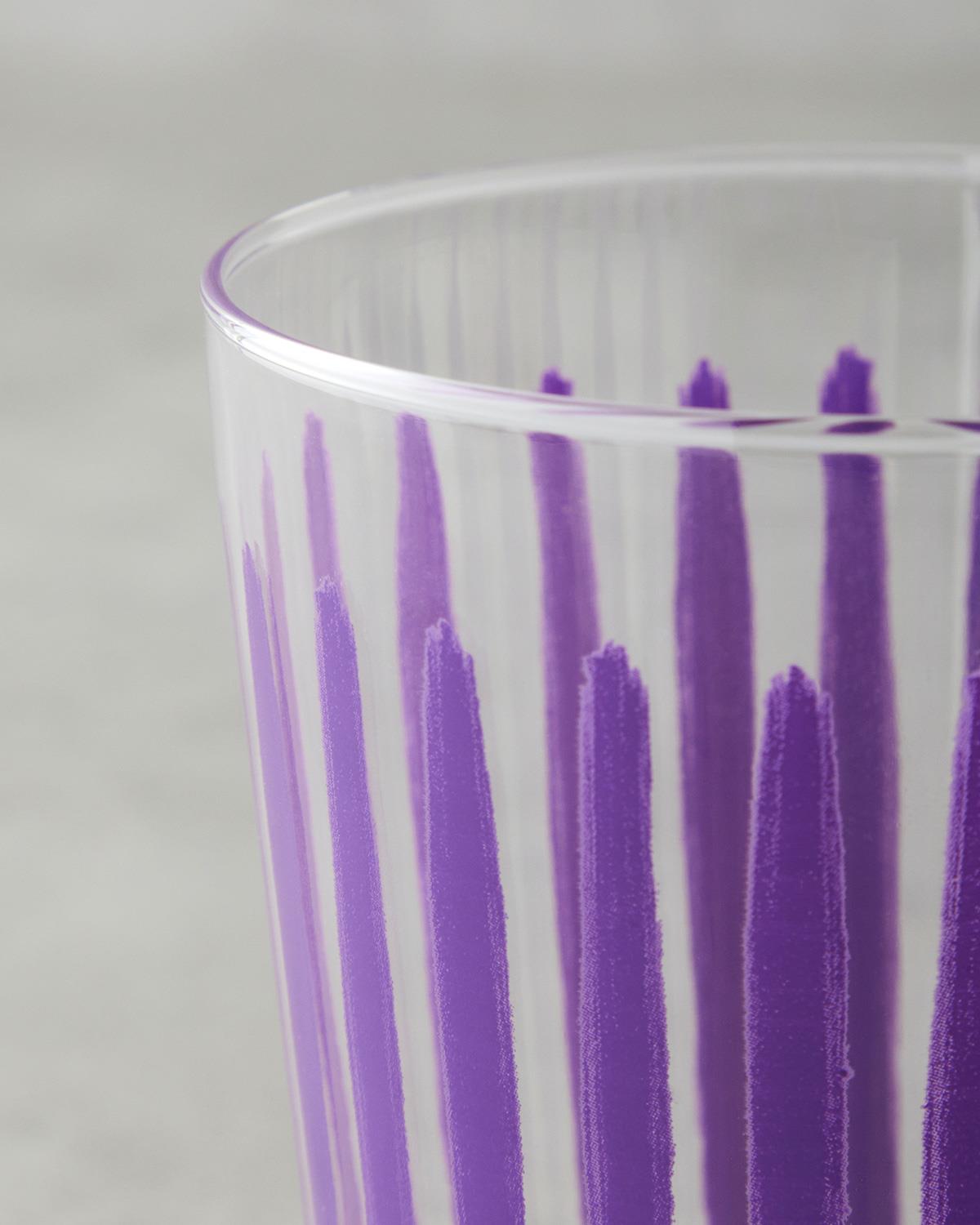 Dynamic Cam 3'lü Bardak 400 ml Mor