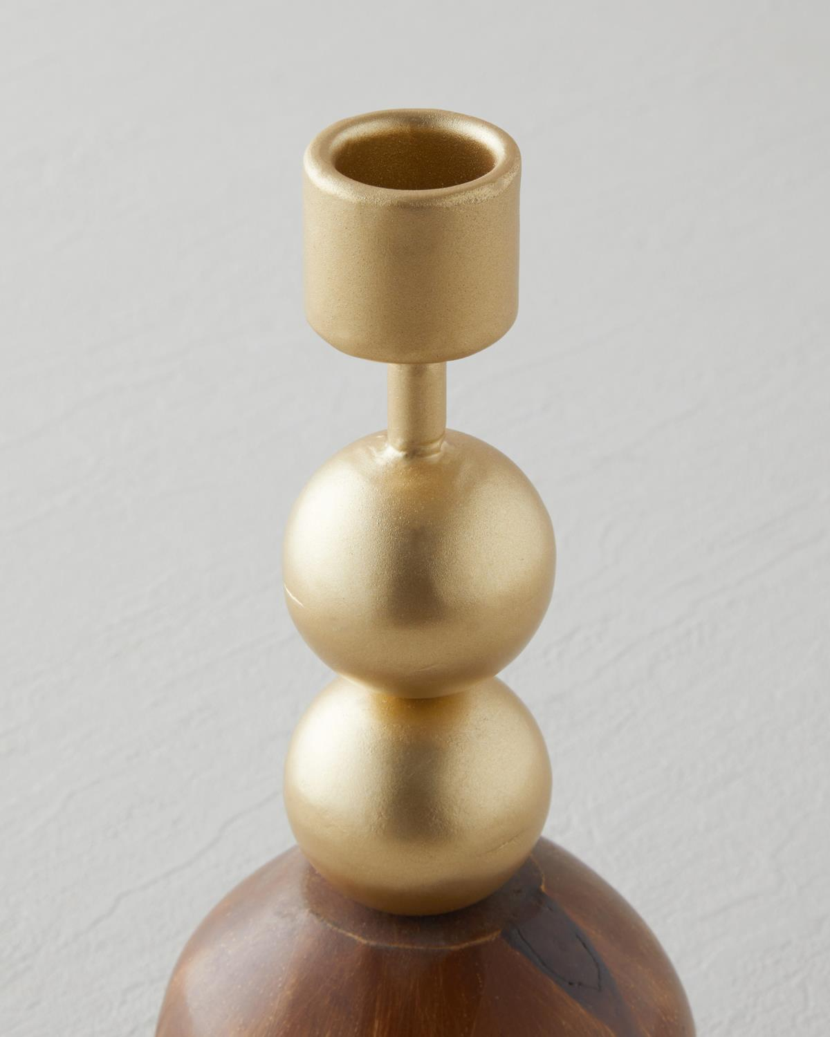 Edno Dekoratif Obje 8,5x8,5x22 cm Kahve