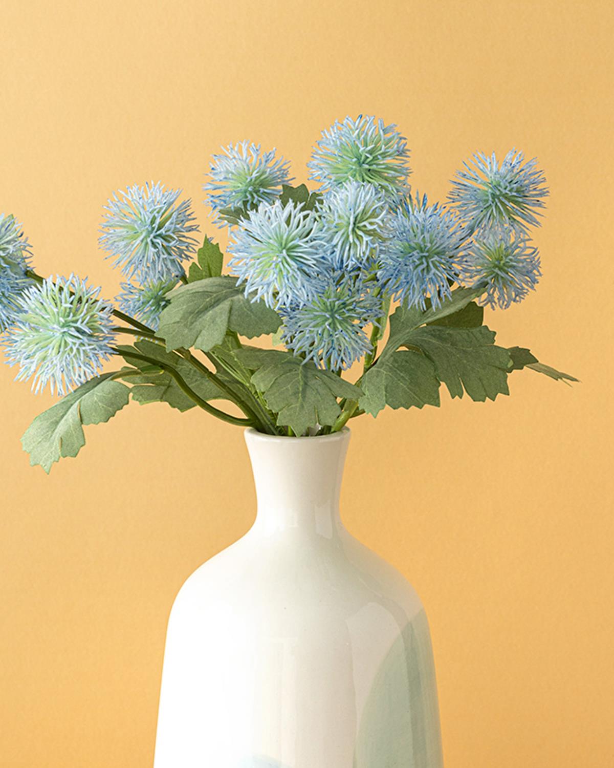 Elegant Flower Tek Dal Yapay Çiçek 31 cm Mavi