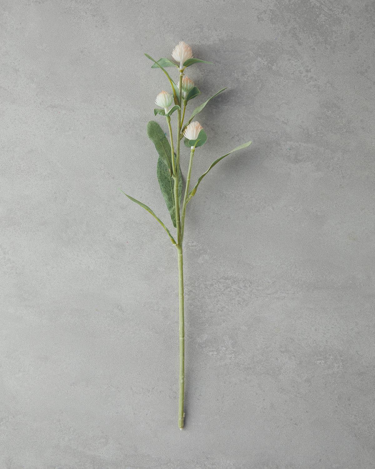 Elegant Flower Tek Dal Yapay Çiçek Krem