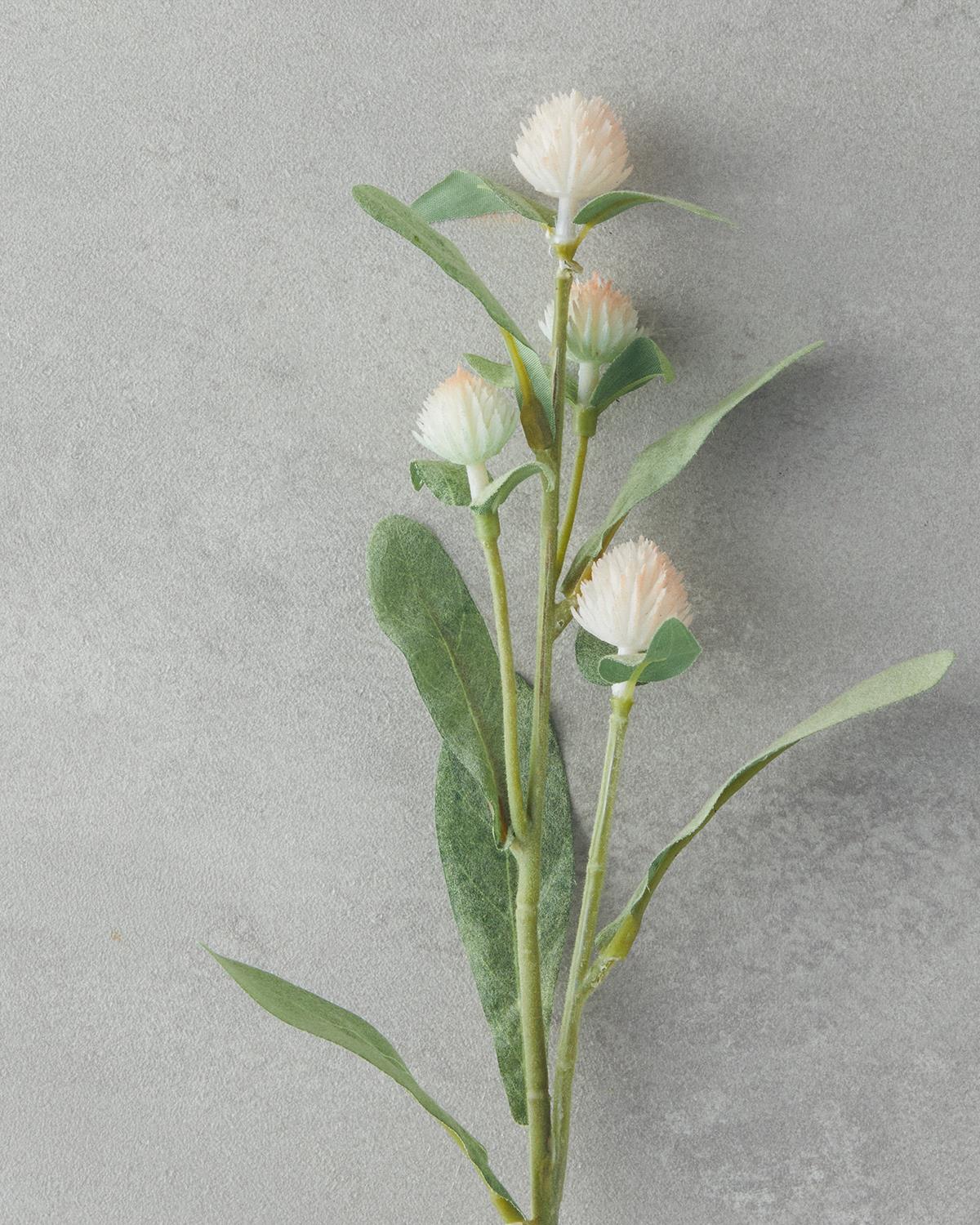 Elegant Flower Tek Dal Yapay Çiçek Krem