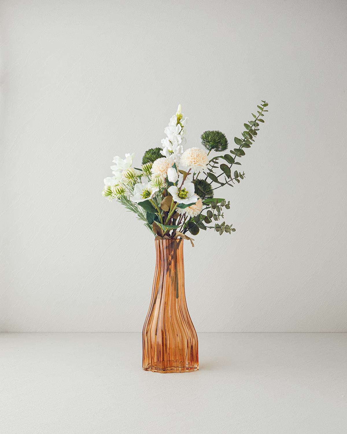 Elegant Flower Tek Dal Yapay Çiçek Krem