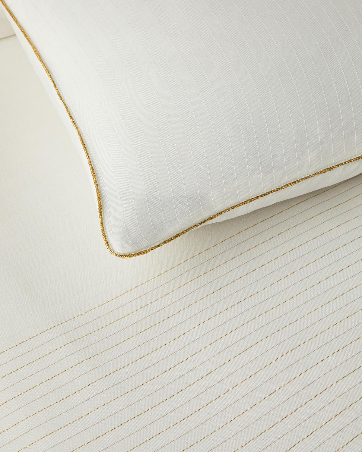 Elegant İpliği Boyalı Çift Kişilik Nevresim Takımı 200x220 cm Gold