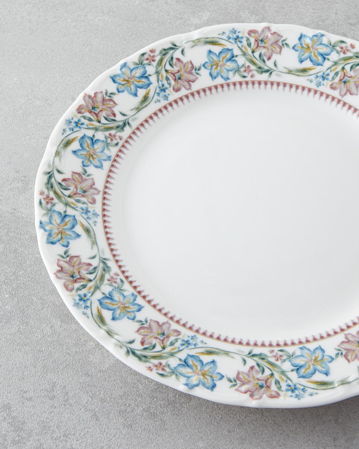 Elegant Porselen Yemek Takımı 12 Parça 4 Kişilik Renkli
