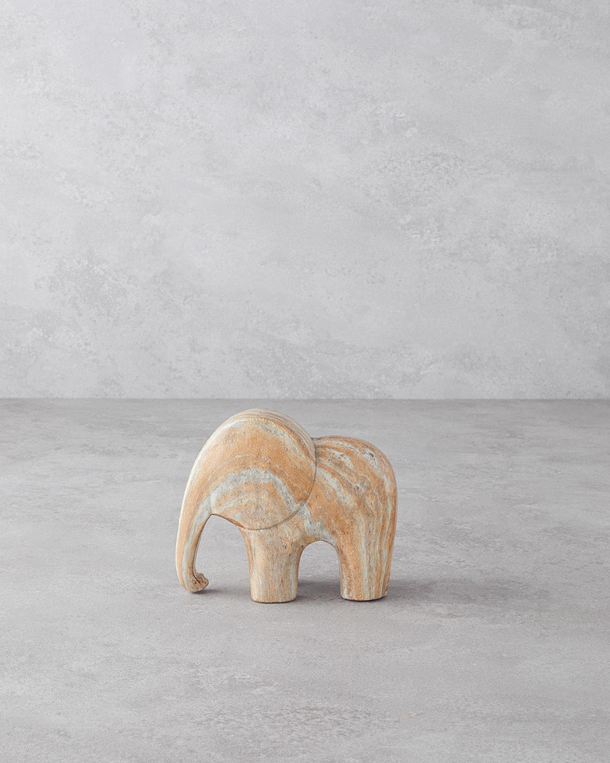 Elephant Biblo 14x5x12,5 cm Naturel