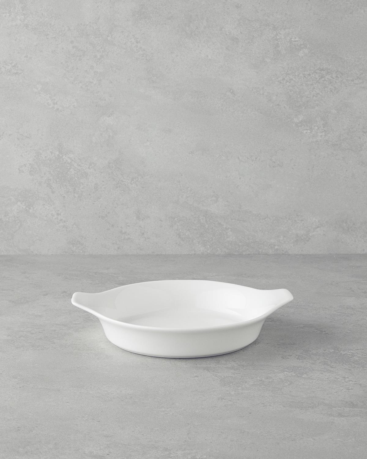 Elise Porselen Sahan Fırın Kabı 20 cm Beyaz