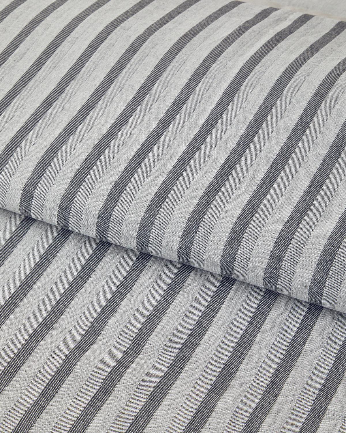 Elite Lines İpliği Boyalı Çift Kişilik Nevresim Takımı 200x220 cm Gri