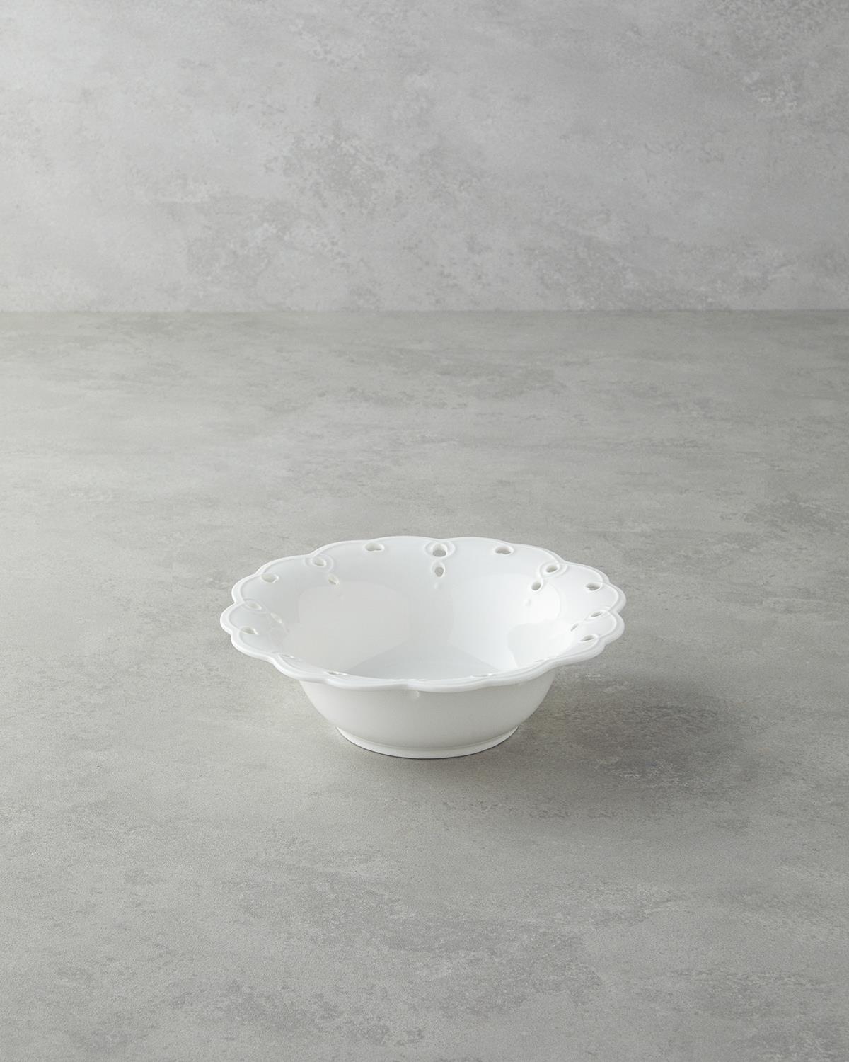 Elodie Porselen Kase 23 cm Beyaz