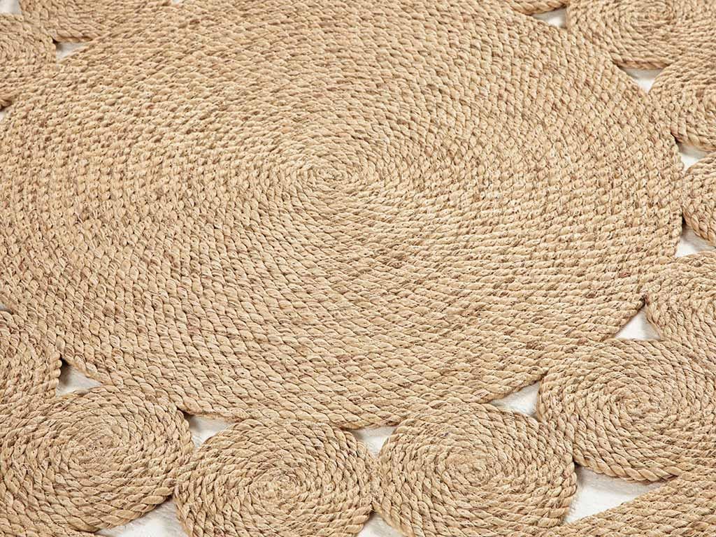 Emily Dekoratif Jüt Kilim Naturel