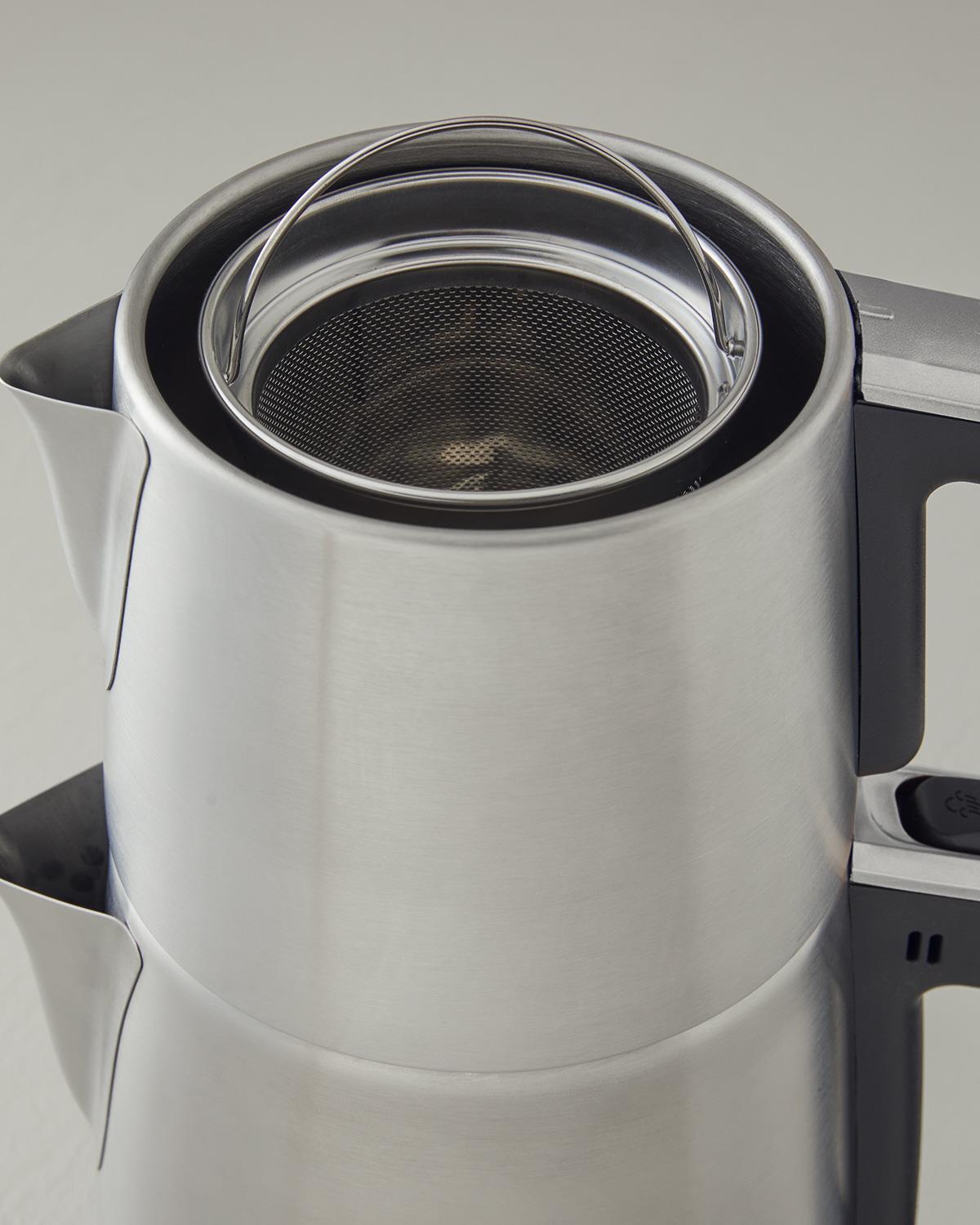 English Home CMK 6010 Inox Çay Makinesi ve Kettle Siyah-Krom