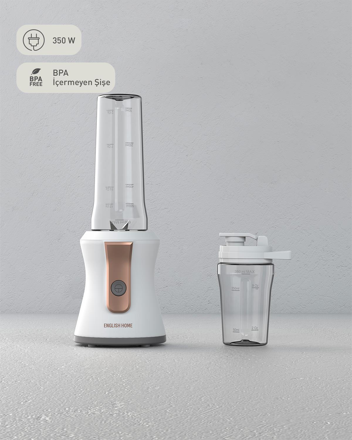 English Home KBL 3001 Shake Away Kişisel Blender Beyaz-Bakır