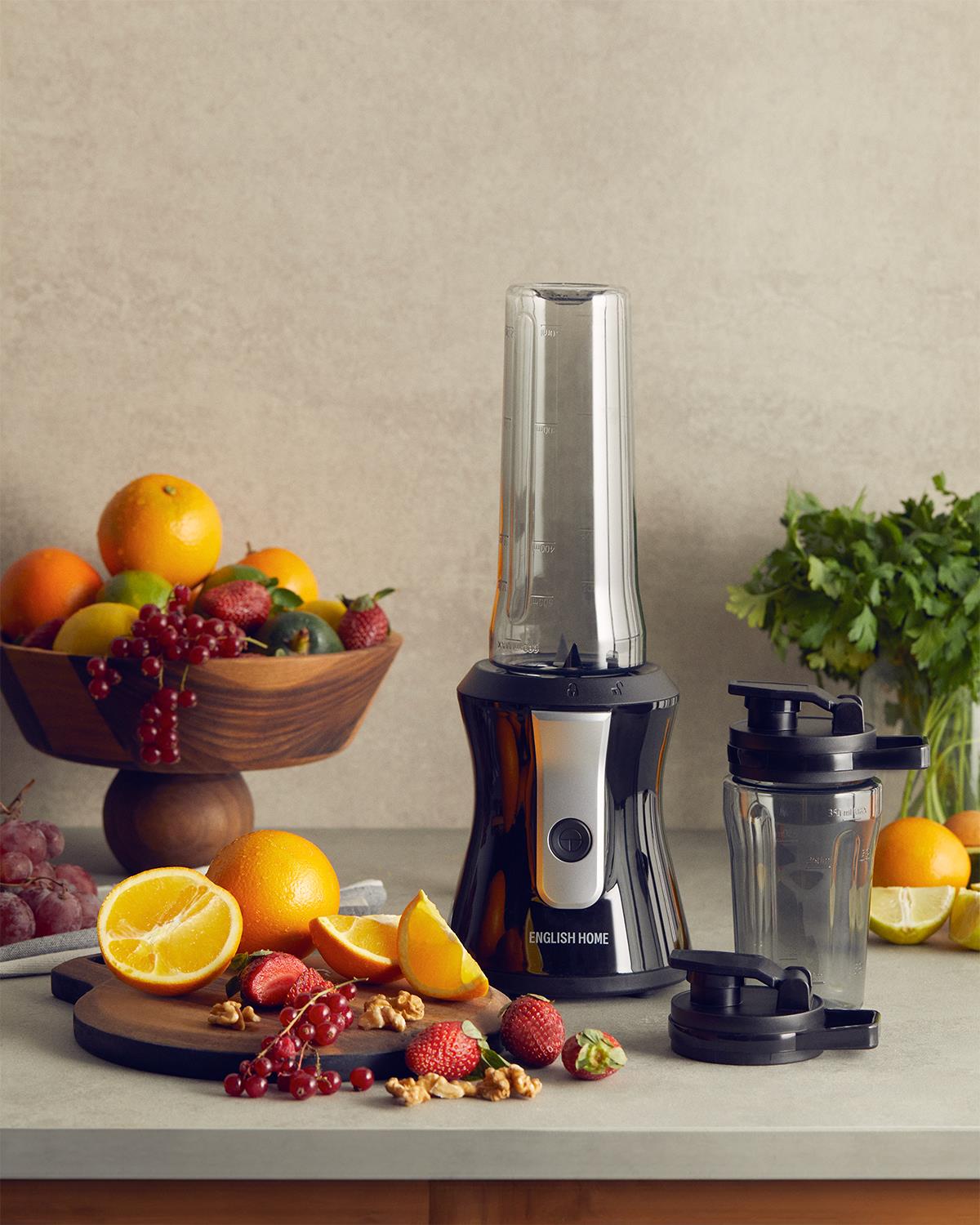 English Home KBL 3001 Shake Away Kişisel Blender Siyah-Krom