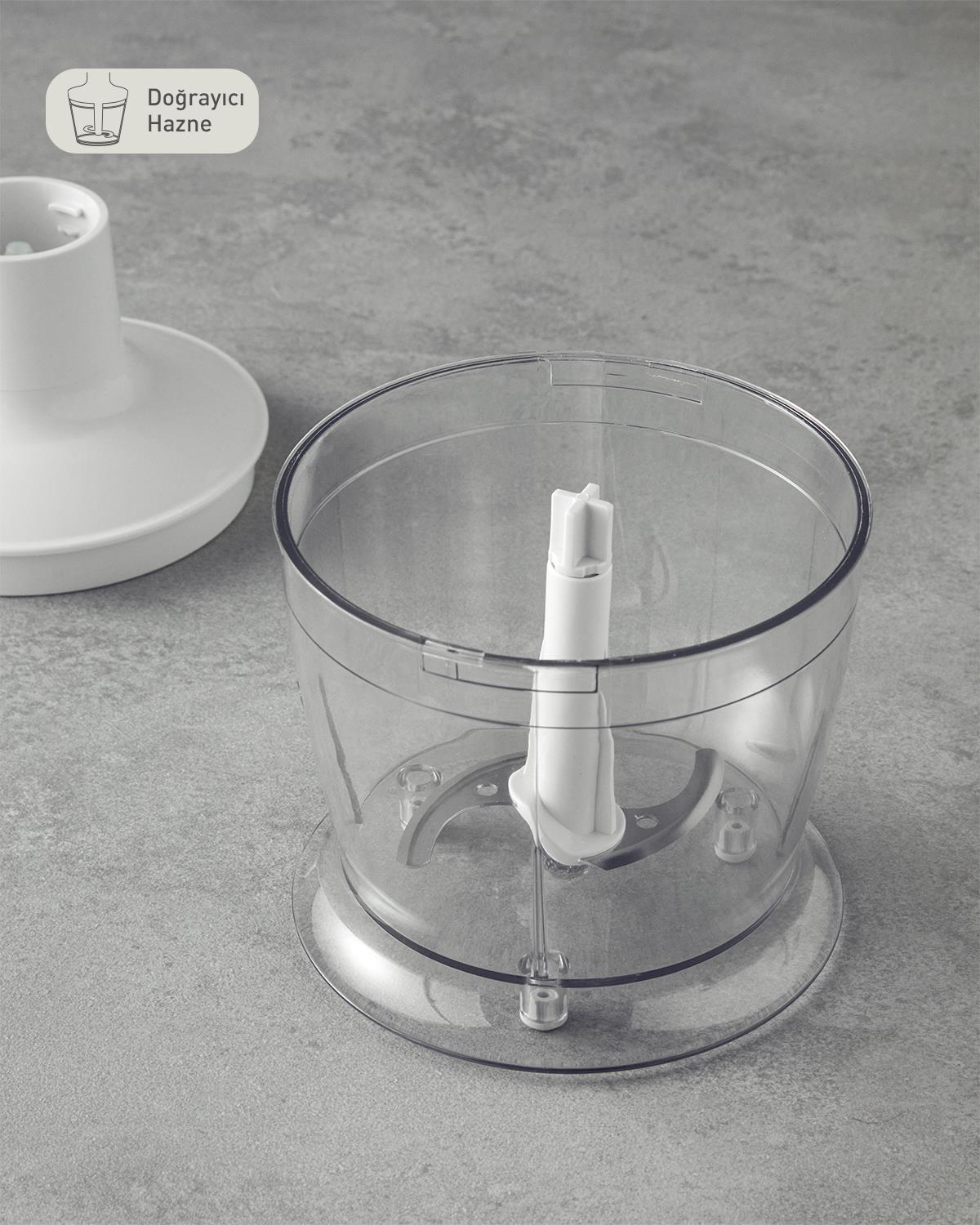 English Home MBS 3001 4 Bıçaklı Mini Blender Seti Beyaz-Bakır