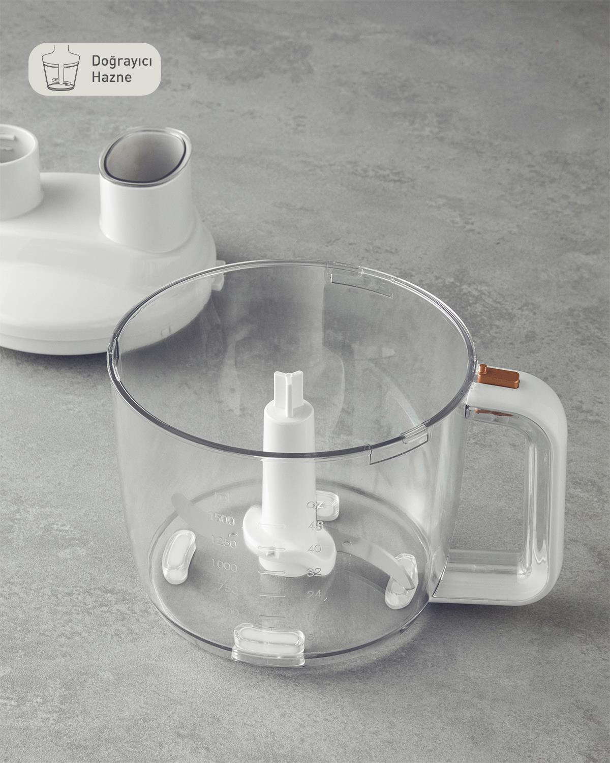 English Home RMB 3001 4 Bıçaklı Multi Blender Seti Beyaz-Bakır