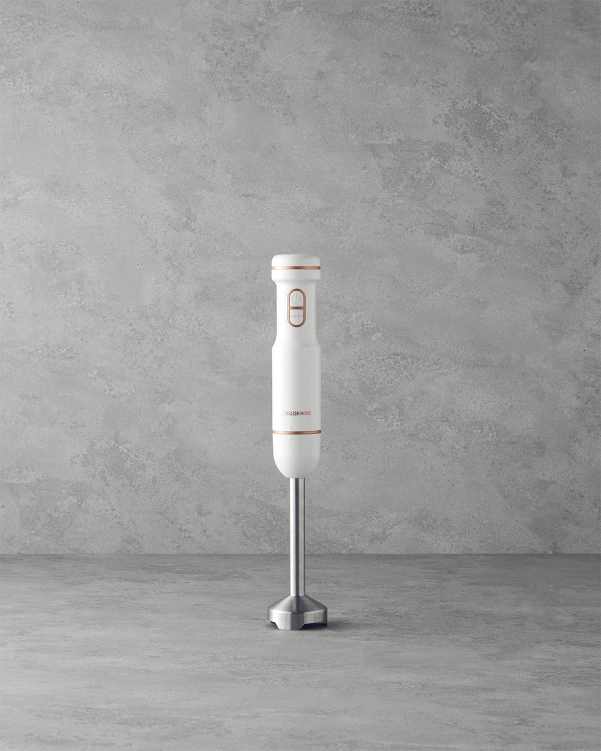 English Home RMB 3001 4 Bıçaklı Multi Blender Seti Beyaz-Bakır