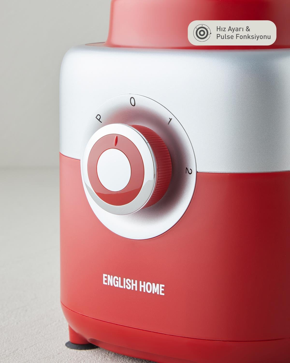 English Home SBL 3001 Cam Sürahi Blender 1750 ml Kırmızı