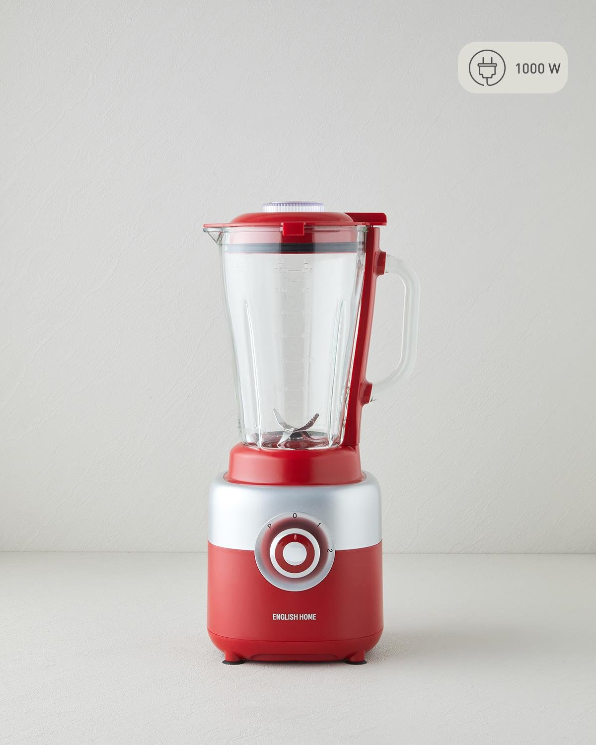 English Home SBL 3001 Cam Sürahi Blender 1750 ml Kırmızı