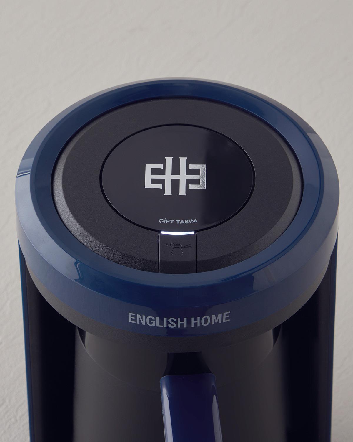 English Home TKM 6002 Çift Taşım Türk Kahvesi Makinesi Lacivert