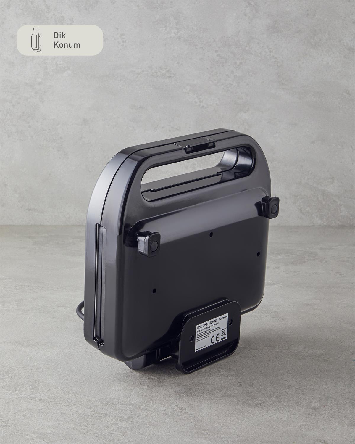 English Home TMK 5001 Mini Tost ve Waffle Makinesi Siyah