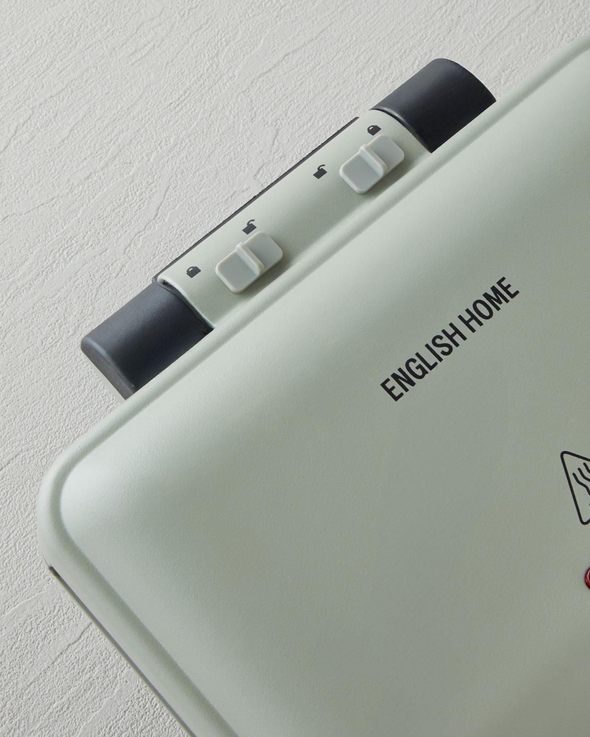 English Home TMK 5001 Mini Waffle ve Tost Makinesi 900W Yeşil