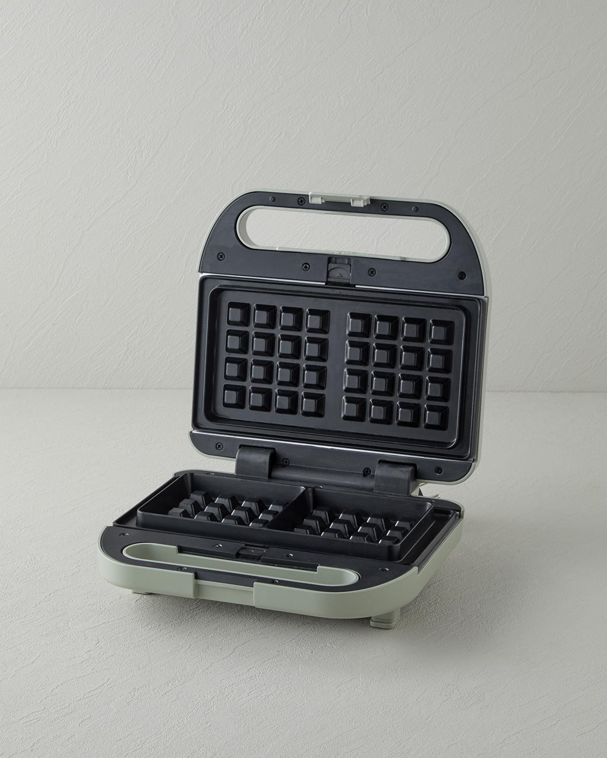 English Home TMK 5001 Mini Waffle ve Tost Makinesi 900W Yeşil