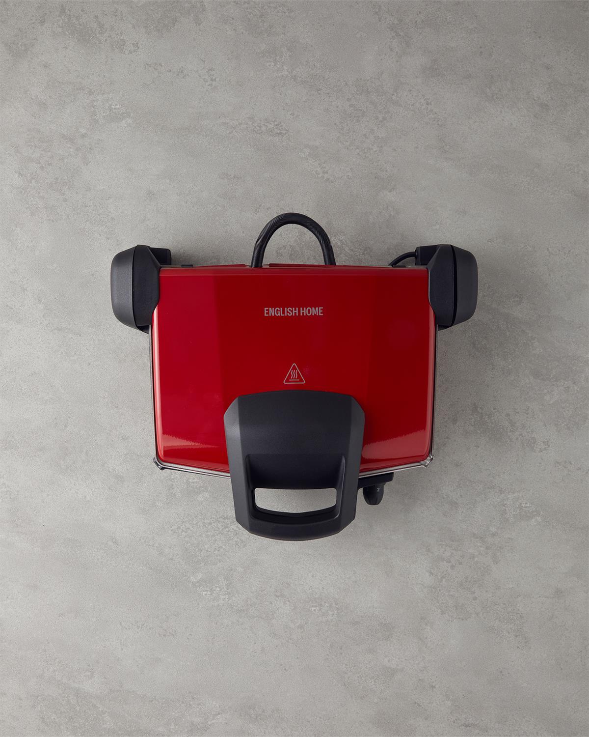 English Home TMK 5010 Çıkarılabilir Plakalı Tost Makinesi Kırmızı