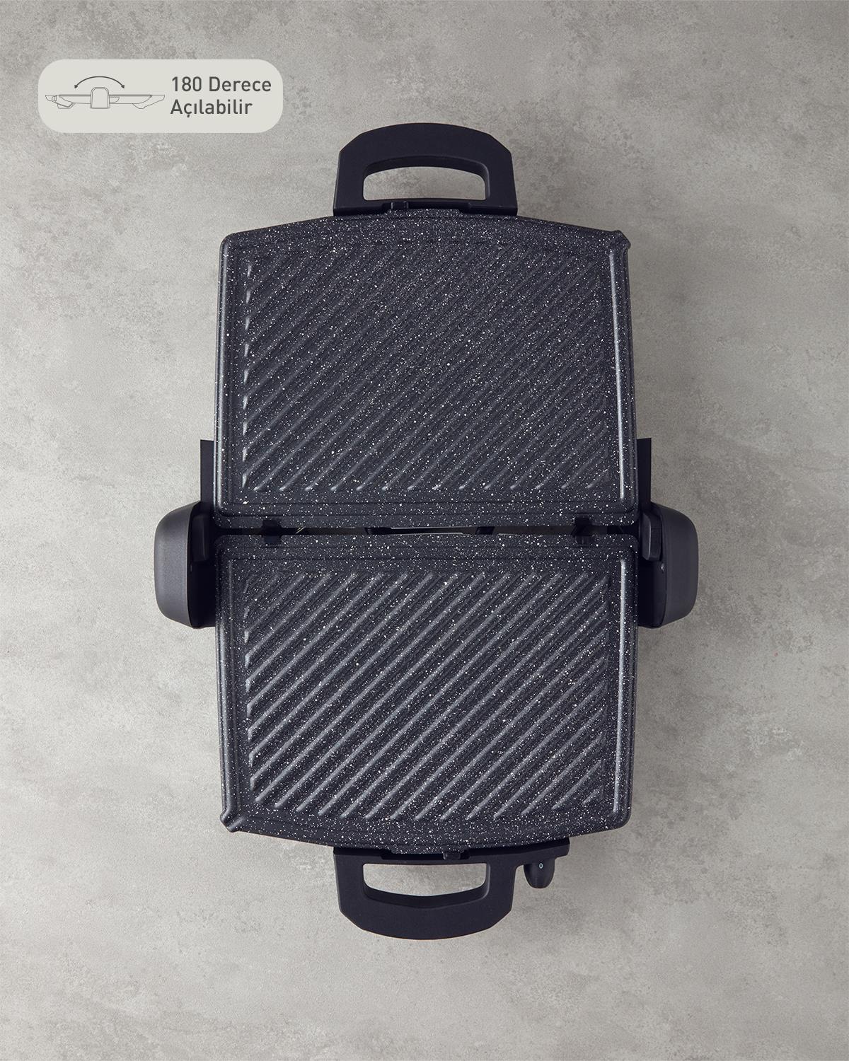 English Home TMK 5010 Çıkarılabilir Plakalı Tost Makinesi Siyah