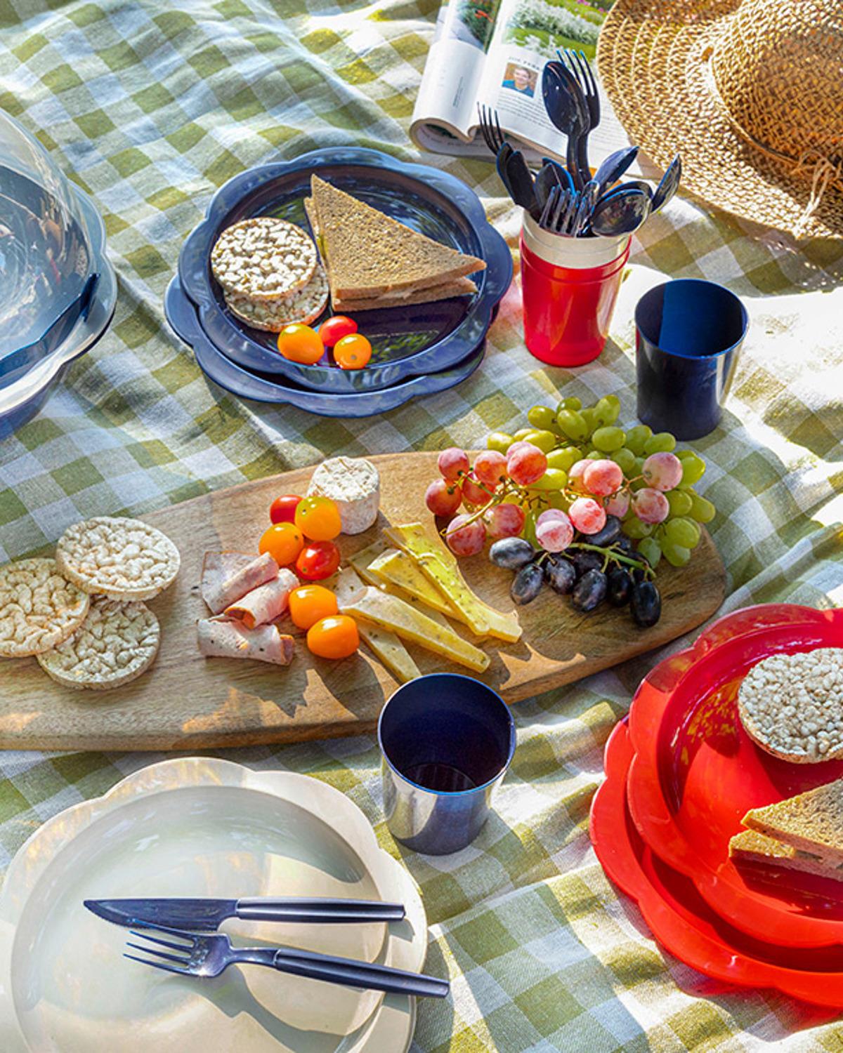 Enjoy Plastik Piknik Seti 32 Parça Lacivert