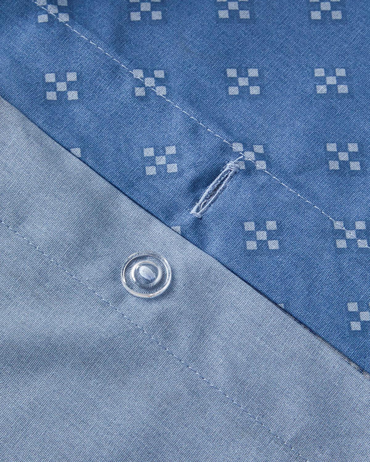 Etamine Line Pamuklu Çift Kişilik Nevresim Seti 200x220 cm Mavi