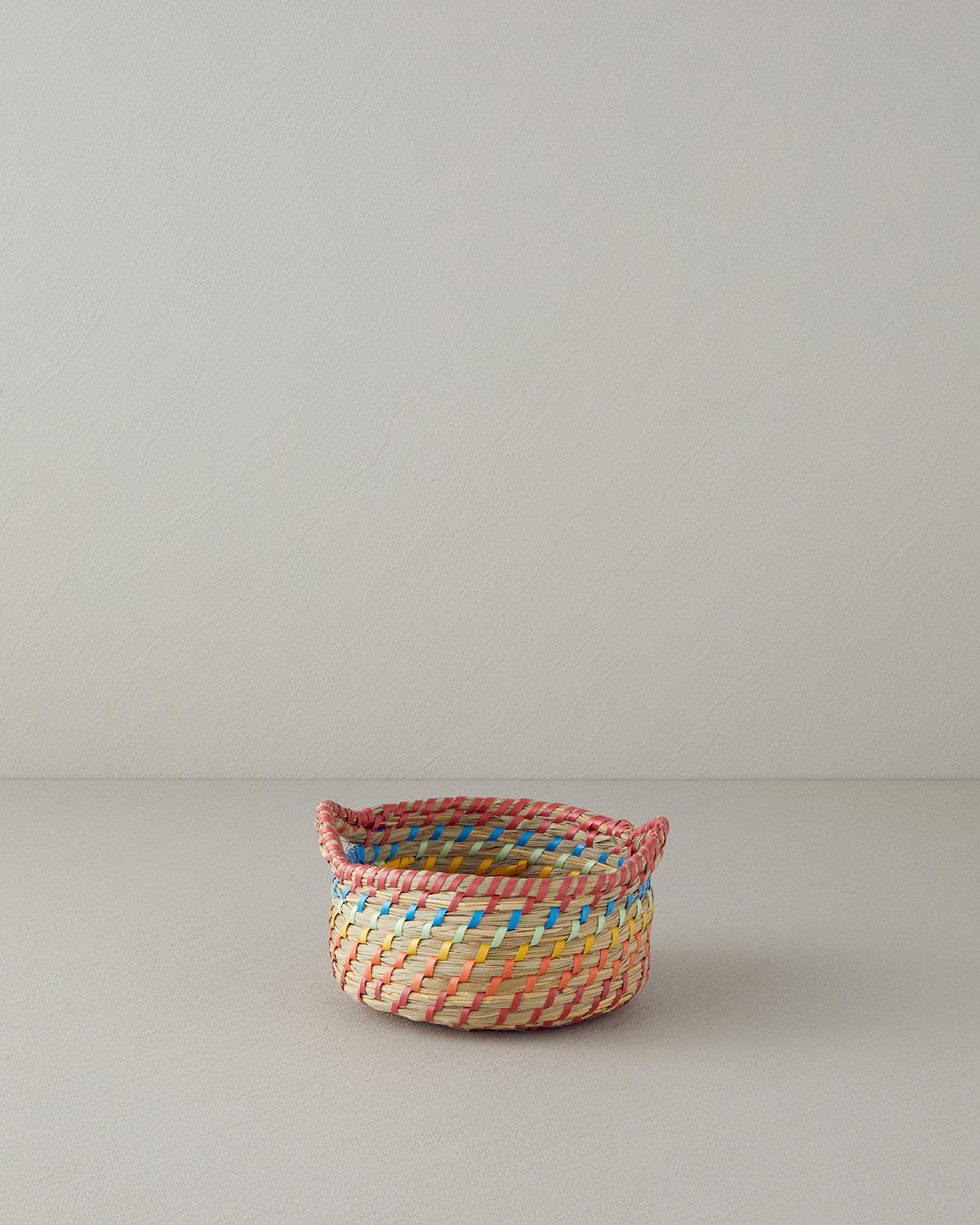 Exotic Lines Hasır Sepet Multicolor
