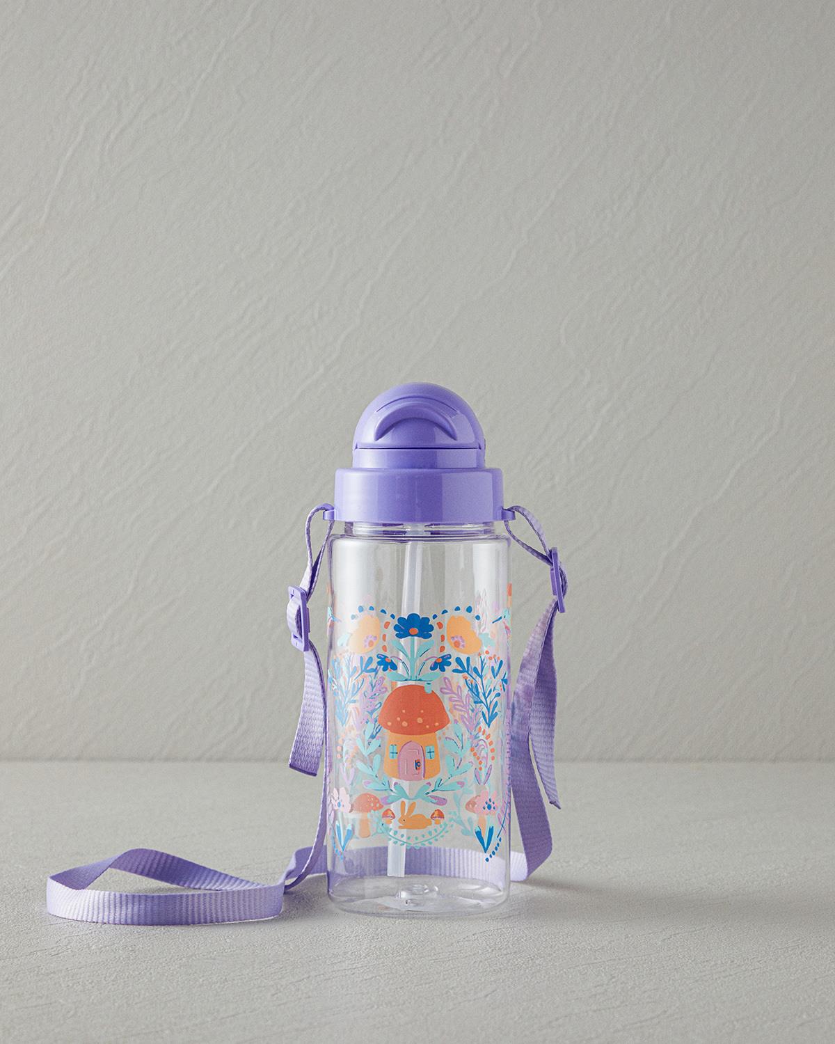 Fairy Trian Askılı Çocuk Suluk 500 ml Mor