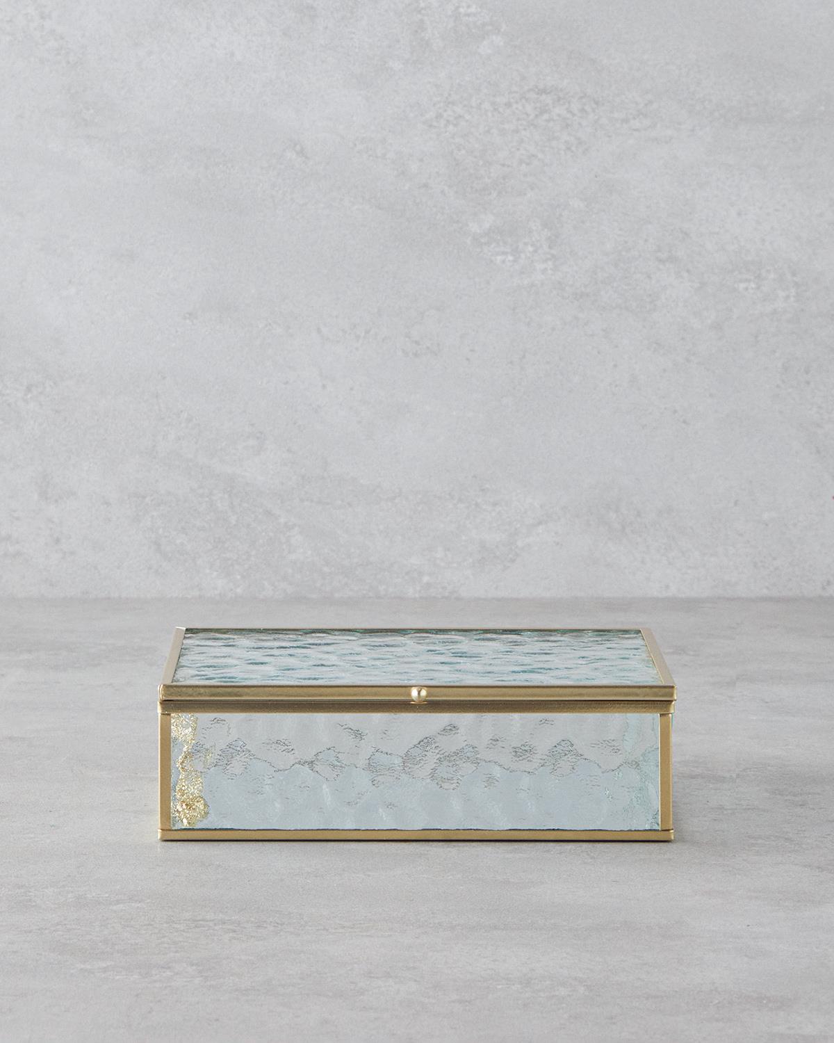 Fancy Dekoratif Kutu 20x15 cm Gold