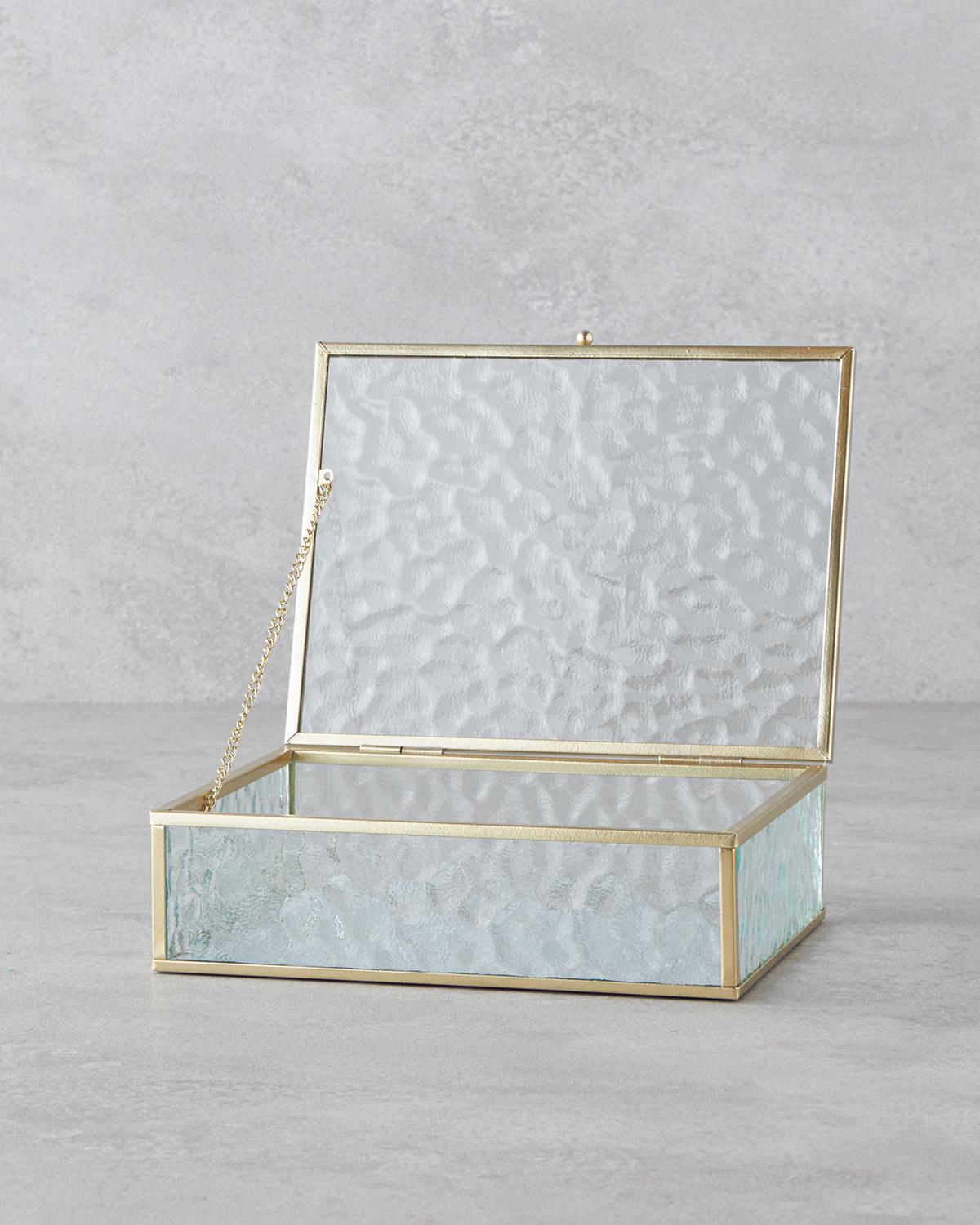 Fancy Dekoratif Kutu 20x15 cm Gold