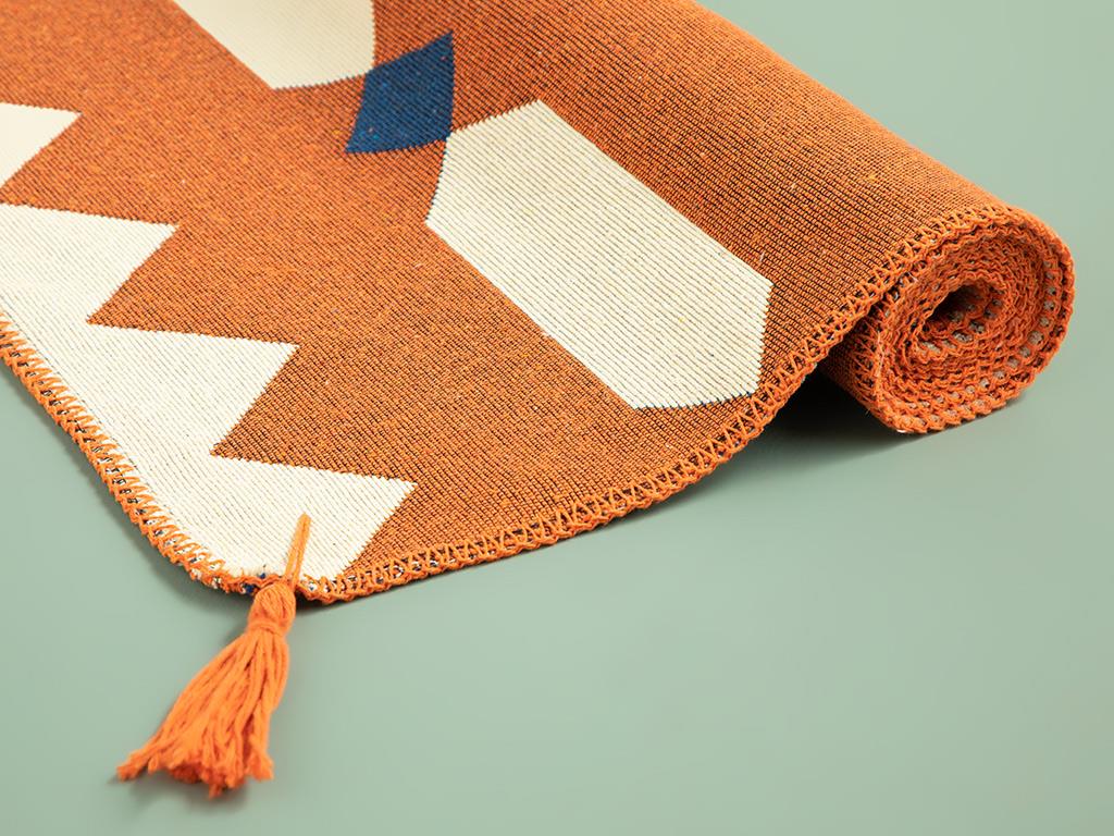 Fancy Lukas Dokuma Kilim Terracotta