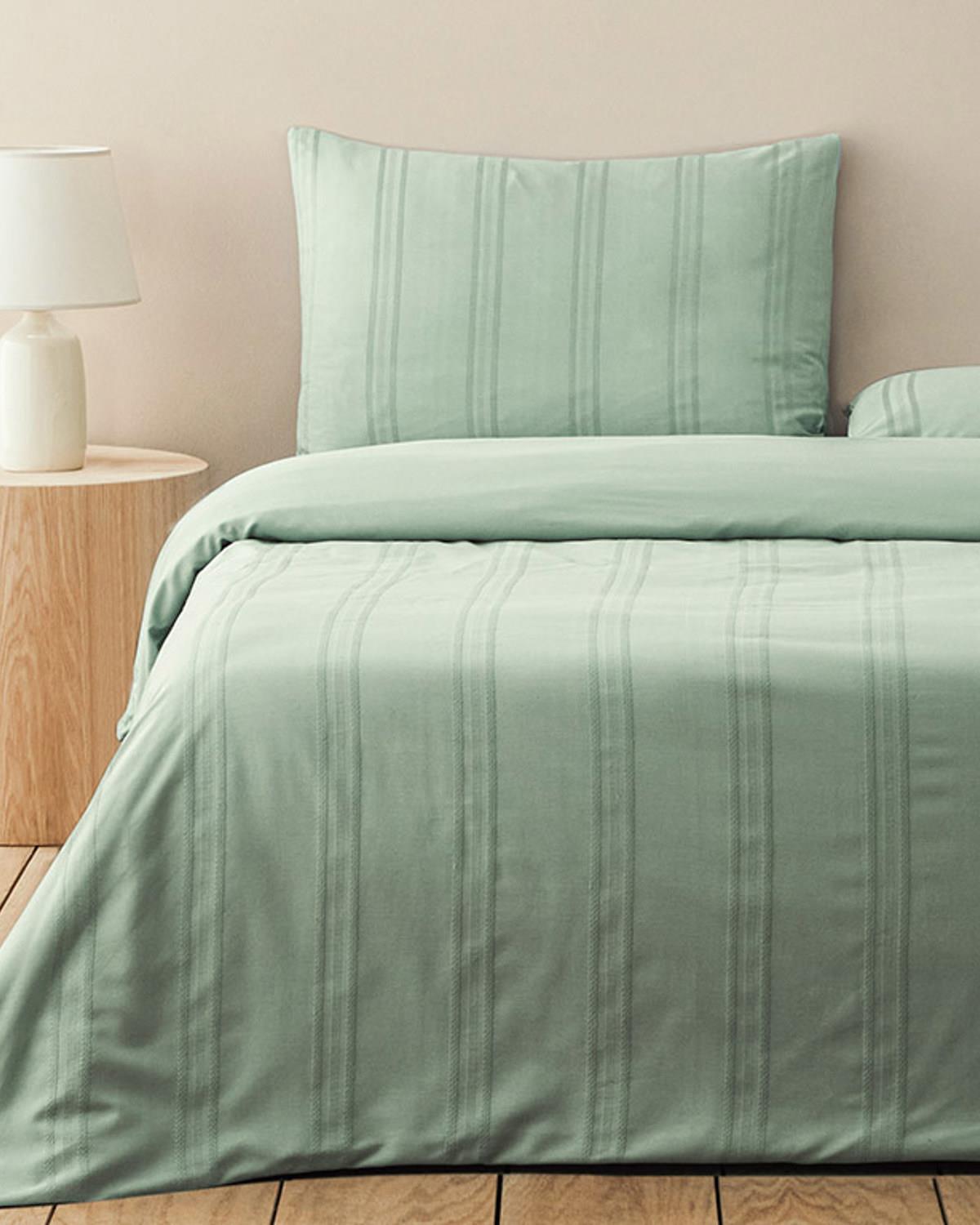 Fancy Premium Soft Cotton Çift Kişilik Nevresim Takımı Seledon