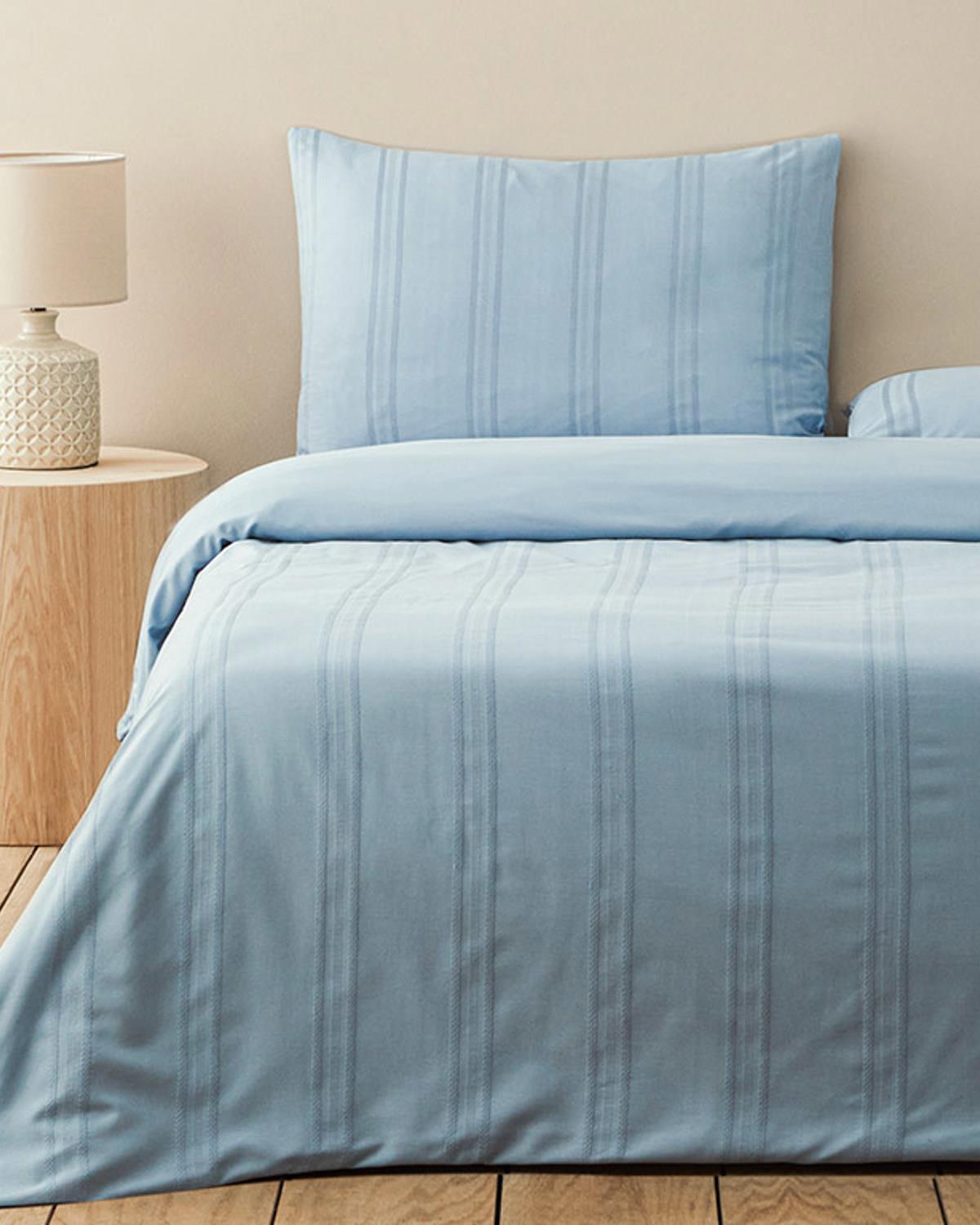 Fancy Premium Soft Cotton Tek Kişilik Nevresim Takımı Mavi
