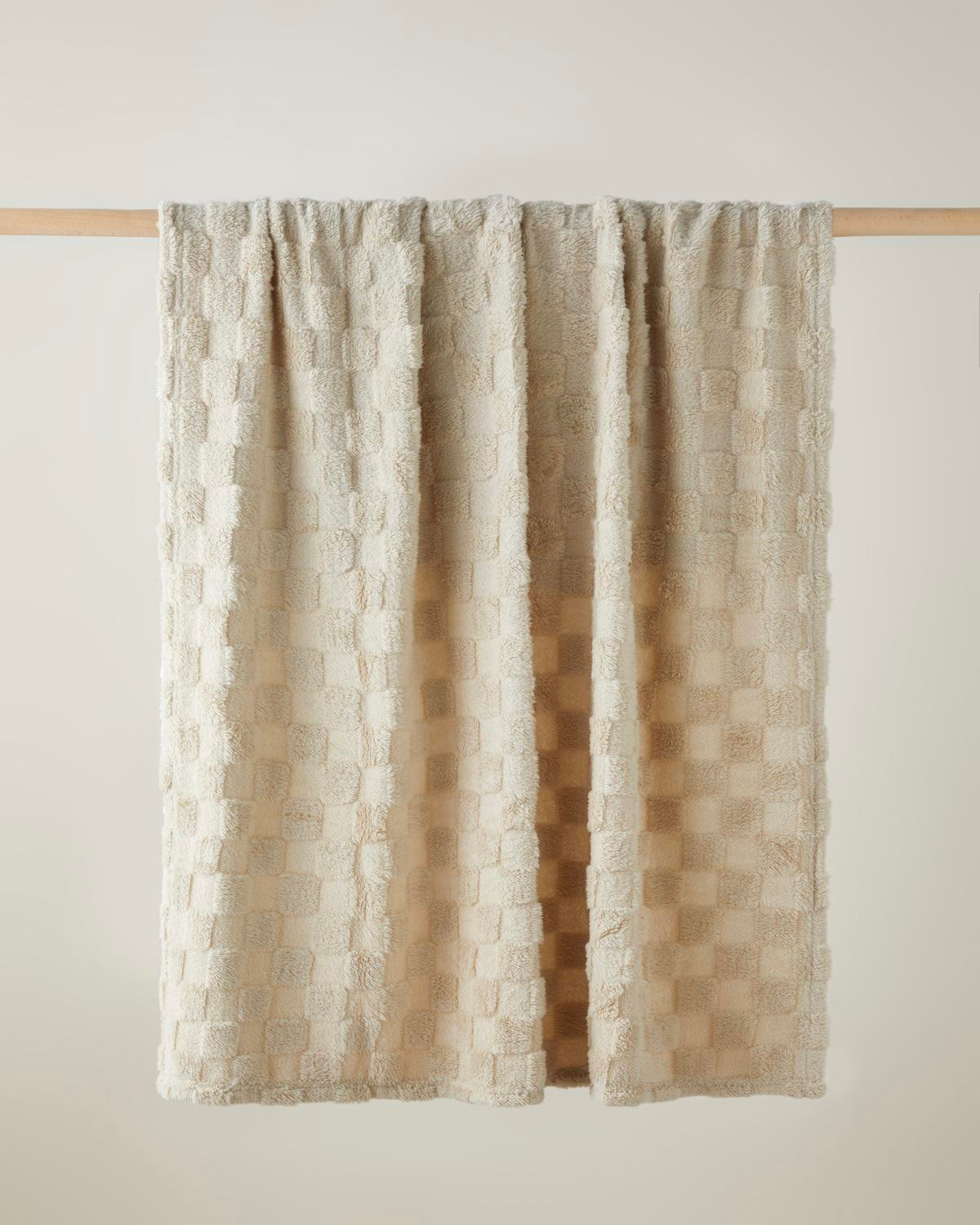 Fancy  Square Koltuk Şalı 120x160 cm Bej