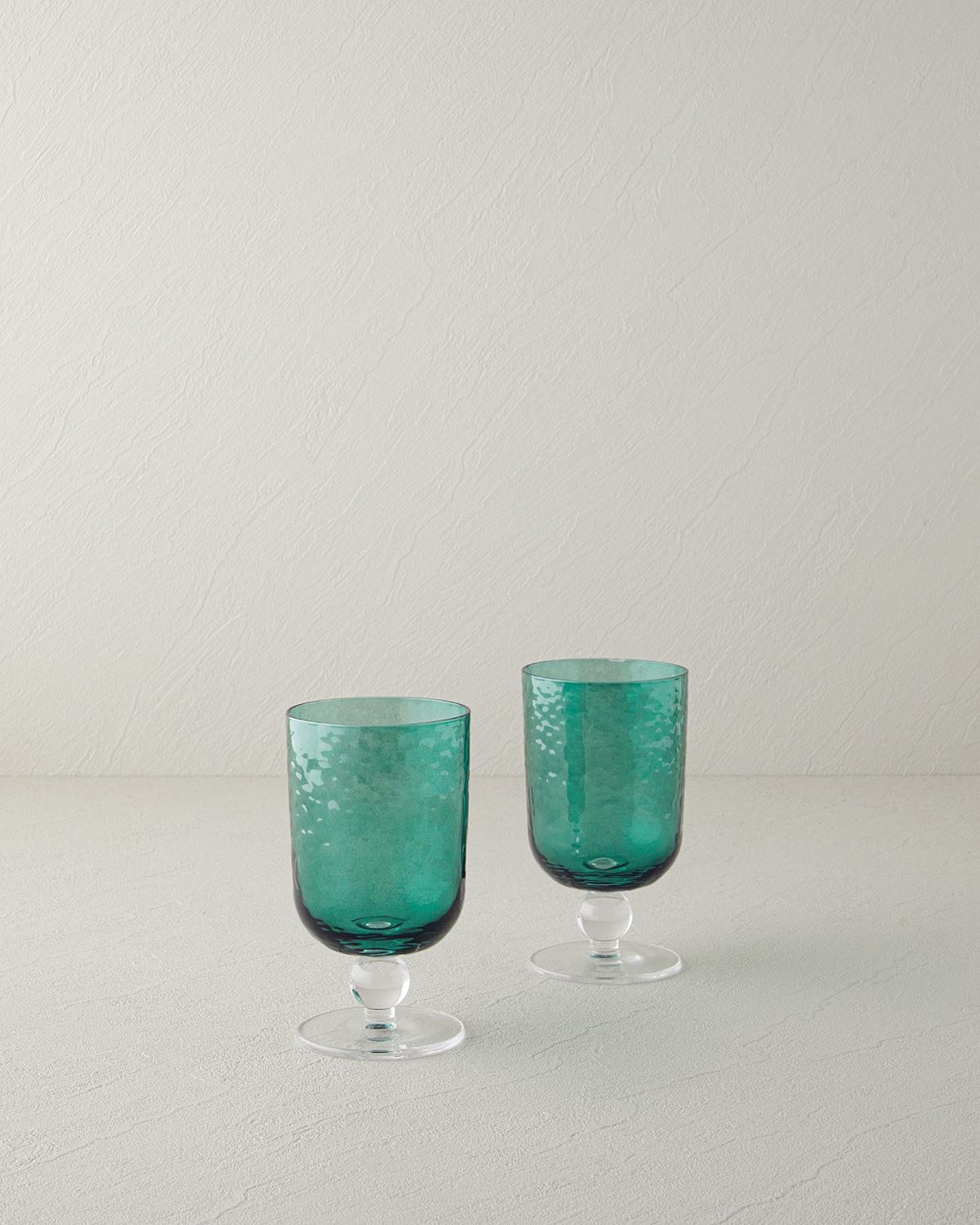 Favour Cam 2'li Bardak 370 ml Yeşil