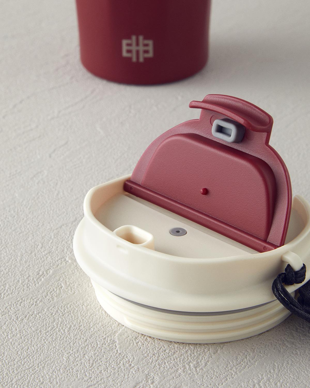 Fiera Paslanmaz Çelik Termos 360 ml Bordo