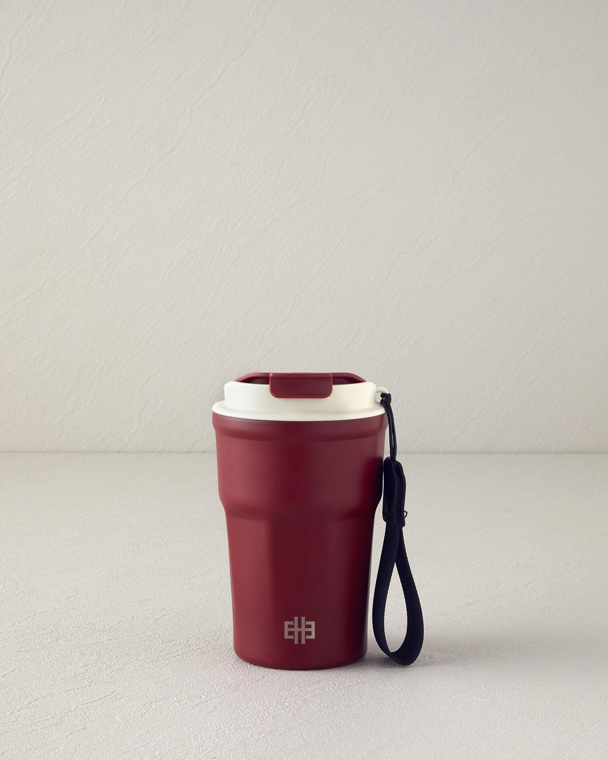 Fiera Paslanmaz Çelik Termos 360 ml Bordo