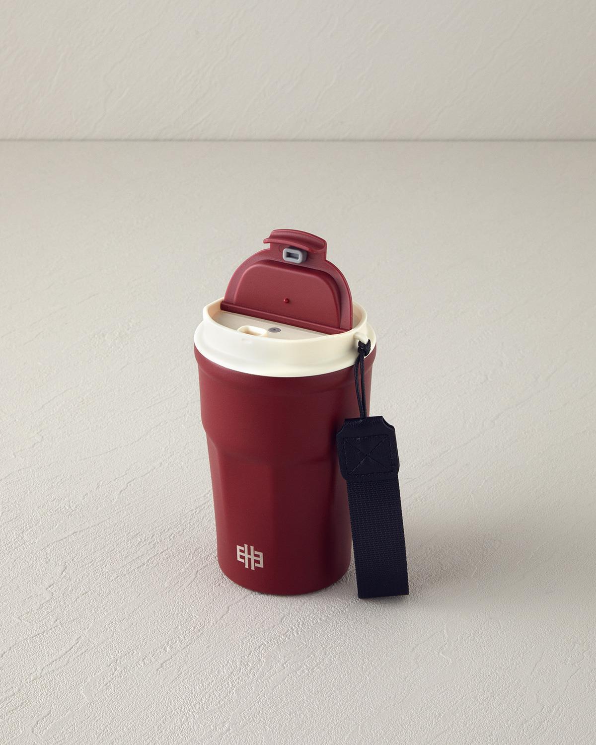 Fiera Paslanmaz Çelik Termos 360 ml Bordo
