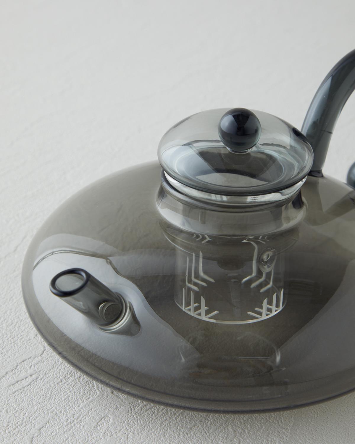 Fiona Borosilikat Cam Demlik 500 ml Gri